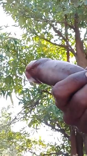 Rajesh Playboy 993 daring outdoor masturbation in abandoned estate, showing ass, butt, moaning and cumming   Clip 3