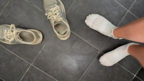 meine Socken sind so nass vom Schweiß 🥵