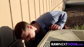 RawNextDoor.com - Johnny Torque breeds Ivan James's tight asshole with his hot load