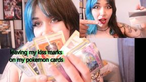 SMOOCHING POKEMON CARDS