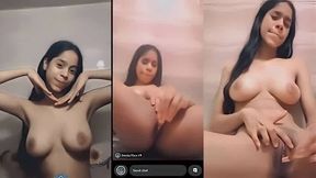 Telugu teen girl bathroom fingering