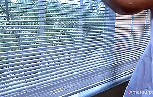Men's wax service at home by big ass Latina Amateurpaisa (POV)