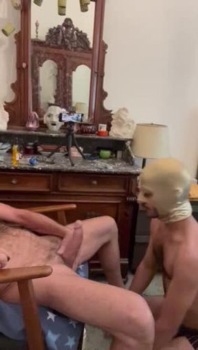 Sucking deepthroat and getting hard fuck from Cuba daddy