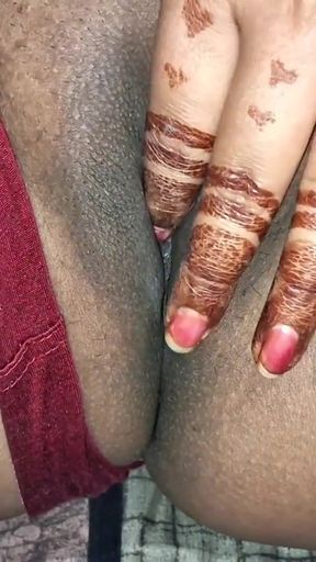 Hindi talk &amp; Fingering just saved Pussy   Clip 2