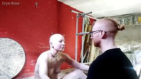 Intense device play and passionate orgasms