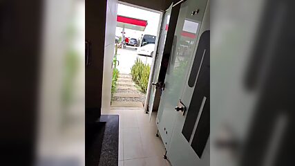 Busting a Nut Outdoors: Dumb Slut Begs for Public Fuck, Gets Pounded on the Street