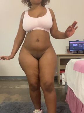 Jack Off to My Humongous Ass Clapping without Any Panties On