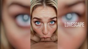 Blonde Deepthroat Queen: Massive Load Facial Finish (ai Gen)