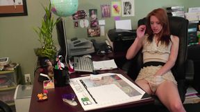 Lesbian time in the office