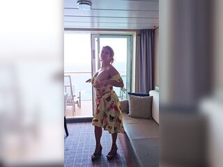 VOYEUR Mamma showing her LARGE BAZOOKAS on her Cruise Ship Balcony after Stripping in her Cabin