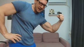Flexing and Dirty Talking About My Biceps