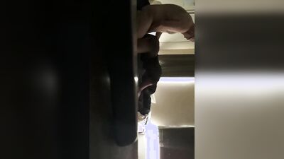 Amateur teen gets fucked inside the hotel room by his stepdad