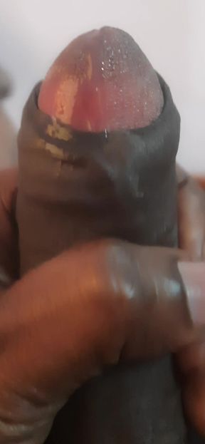 A Male Is Privately Indulging in Self-pleasure at Home