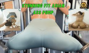 Stunning Fit Asian ASS PUMP