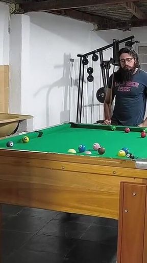 Me, Carmona, Opaido Carmona and Viking De Taubaté Started a Game of Pool Naked