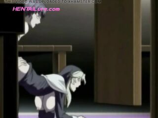 Sister Rosaria Gets Her Butt Widen and Filled During a Forbidden Anal Ritual in the Chapel
