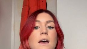 The hairspray is making me sneeze