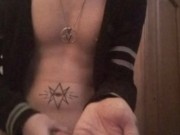 Jerking off and catching and eating my cum