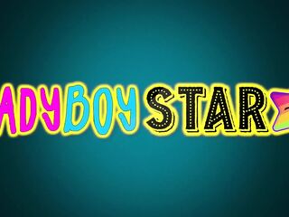 Ladyboystar - Slim Ladyboy Sucks My Penis in POV and Takes off Her Raiment