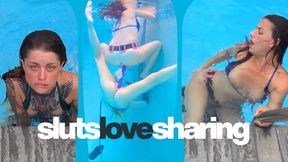 Sluts Love Sharing - Indica & Jasper - Scuba GG