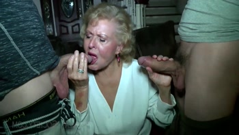 Granny's Wild Side: Big Dick Threesome Fun