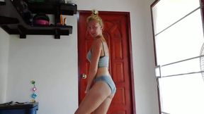 Xtreme Sweaty Dance and Masturbation