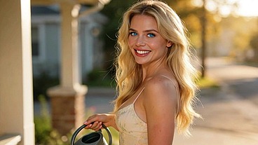 BLONDE NEIGHBOR IS FUCKED BY HER NEIGHBOR WITHOUT MERCY- AI PORN- PORN IN SPANISH- AUDIO IN SPANISH