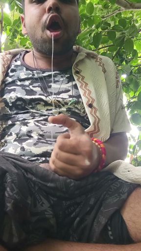 Alone in forest area so I decided to watch hot and sexy videos   Clip 1