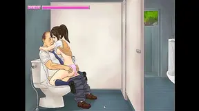 Steam Rises as Horned Beauty Claims Her Prize in Hot Bath Encounter