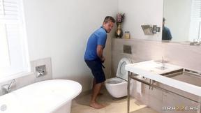 ”Upcoming Brazzers Scene: Caught Jerking Off - Louise Lee”