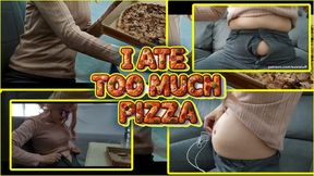Pizza Binge Bursts My Pants: Bloated & Horny