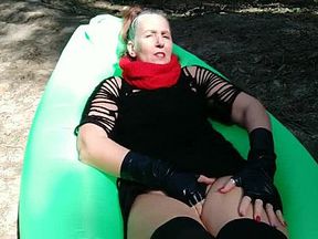 Lukerya Is Resting In The Spring Forest