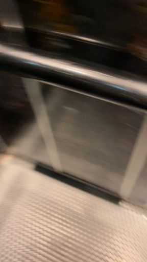 Almost get caught in the elevator