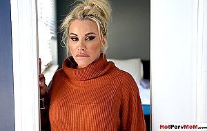 Inked blonde mature stepmom Robbin Banx proving she is the best cougar