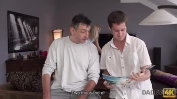 Daddy's Secret Threesome with Stepdaughters