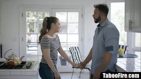 Hot girl has no choice but to fuck her fiance'_s step-brother