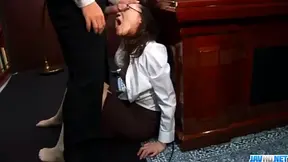 Naughty Japanese Ibuki Gives Blowjob Then Gets Fucked Hard At Work