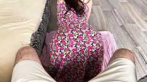 Stepdaughter Goes Down on Stepdad's Gigantic Dick&#x1F346;