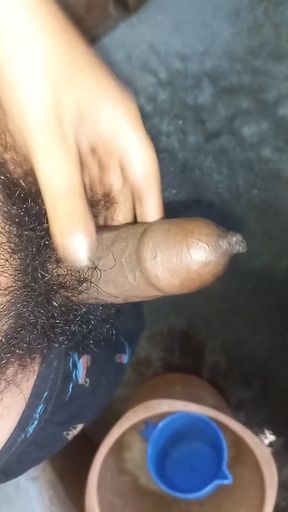 Tight Foreskin Phimosis Cock Closeup Pissing and Jerking