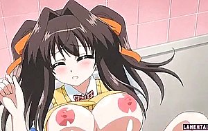 Hentai teen gets double penetrated
