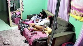 my gassy girlfriend farting and dutch oven real reactions security cam