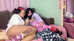my gassy girlfriend farting and dutch oven real reactions security cam