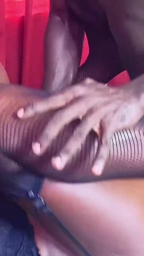 Horny Mistress Loves to Have Fun with Two Black Men