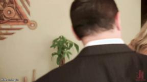 ”Boss fucks former assasin & her teen”