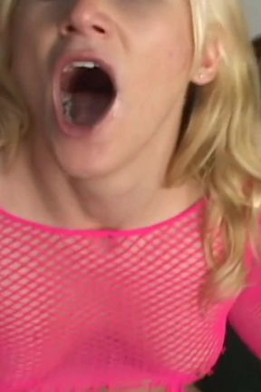 Double dose of cock for the horny blonde