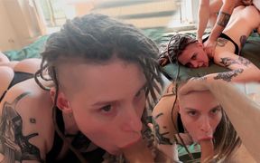 My Roommate Pinned Me Down and Use as His Fucktoy After a Good Blowjob!