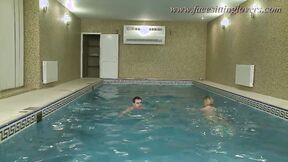 Facesitting Domination & Pussylicking Poolside