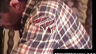 Hair Bear's Solo Masturbation & Deepthroat Blowjob