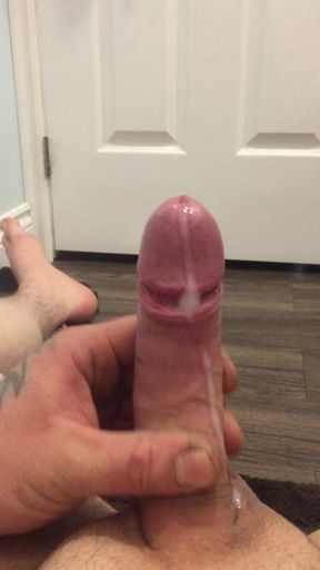 Teasing the cum out