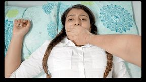Shh, shh, don't scream! - Stepbrother fucks his stepsister when they're alone at home